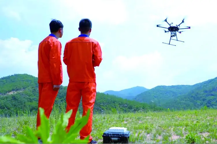 鱼台无人机倾斜摄影巡检拍摄